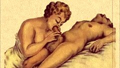 Vintage erotic drawings of antique cartoons