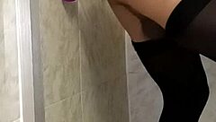 Latina says, 'having sexo with my dildo'