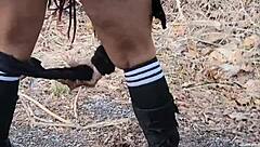 Gay Couple Inserts Tampon Then Gargles Pee