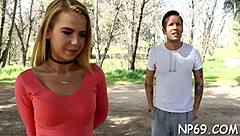 Watch this tiny teen SLUT GIVE BLOWJOB now!