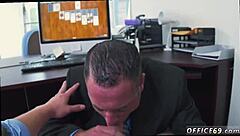 Boy Earns Bonus By Giving Dome In Gay Porn Sex Scene