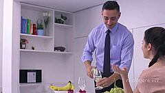 A Man Seduces Inexperienced Stunning Teen And Fucks Her Wet Tight Treasure Holes