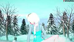 Elsa says, Hard sex feels amazing!