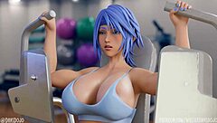 Masterdan's workout with Gym Girls in Kingdom Hearts