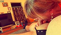 Granny velma dinkley gives closeup blowjob pov in cosplay