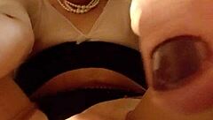 Sexy Mature Transgender Ladyboy Slut Masturbates Her Monster Cock While Crossdressing