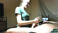 Innocent Teen 18+ Girl Next Door Edging Blowjob Handjob Lap Dance Jerking Off