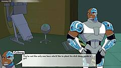 enjoying blackfire’s wild moves in 18titans part 21 hentai game