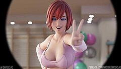 Kingdom Hearts Gym Girls HMV Masterdan