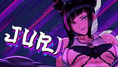 Fighter Gets Assfucked Hard in Hentai Anime, Creampie!