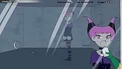 Animeraven's animated porn: Starfire and Jinx in blackfire action