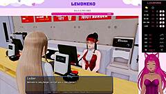 3D Vtuber Lewdneko in a wild dating simulator adventure