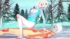 Elsa says, Hard sex feels amazing!