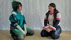 Two hot lesbians engage in cosplay