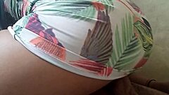 Beautiful Latin girl interacts with neighbor while husband is away