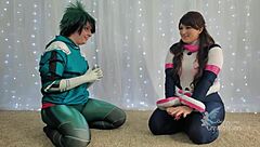 Two hot lesbians engage in cosplay