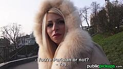 Chloe Lacourt gets picked up for public hardcore!