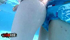 Africa Irujo Feels Passionate Poolside Sucking