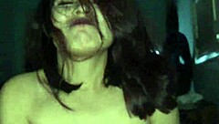 Latina Gives Sloppy Blowjob After Party