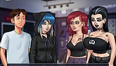 Animated erotic story with interactive gameplay for PC