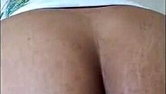 Beautiful Latin girl interacts with neighbor while husband is away