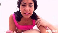 Putalocura - extreme blowjob and squirt from curvy colombian brunette alika penago 😍