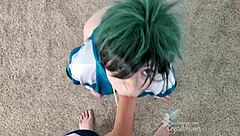 Two hot lesbians engage in cosplay