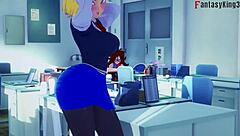 Android 18 Horny!