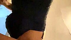 Anna Maria, mature Latina dominican milf in booty shorts.