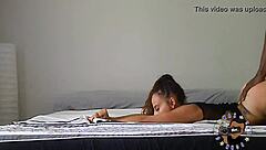 Jasmine bangs me hard after her blowjob scene, bonus!