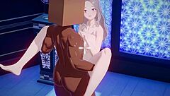 Cute girl feels intense pleasure from perverted man's touch