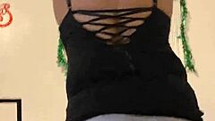 Anna Maria, a hot milf from the Dominican Republic in hot shorts