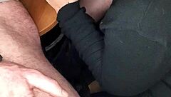 She secretly sucks my monster cock in the office and swallows cum. I explode like a beast! 😈💦