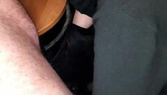 She secretly sucks my monster cock in the office and swallows cum. I explode like a beast! 😈💦