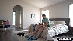Young stepmom teaches her stepson the ways of sex