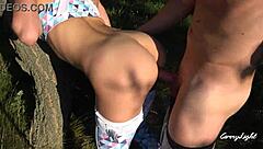 Step Sister Seduces Brother Outdoors