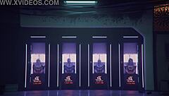 Animated dildo action in Mass Effect consulate scene