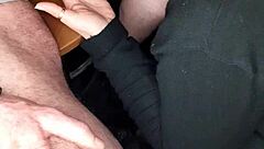 She secretly sucks my monster cock in the office and swallows cum. I explode like a beast! 😈💦