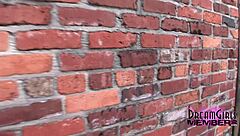 Nerdy cutie flashes shaved pussy outdoors in ybor city