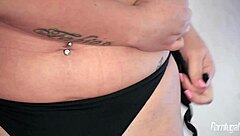 Rebeka, this milf, spins on dildo for anal fun.