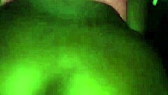 Big tits and a black ass get fucked hard and jizzed in missionary position