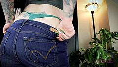 I get hot in my room and put a big cock in my ass