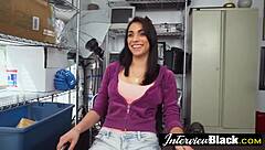 Latina Teen 18+ Knows How To Suck A Big Black Cock Like A Real Pornstar In Full Movie Storyline