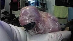 obedient stepdaughter deepthroats and swallows stepdaddy's cum