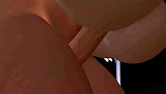 Futa cock slave gets creampied hard while being ridden