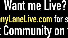 Wow! Sunny Lane Fingers Her Pink Pussy!