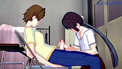 Hanako Honda And Chisato Higuchi Intense Futanari Sex In Asobi Asobase Hentai