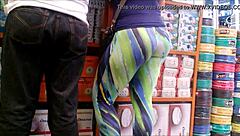 Great ass in tight clothing