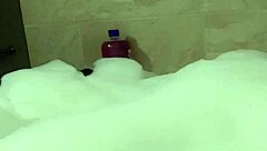 Cyno Enjoys Solo Bubble Bath in Cosplay Costume Part 2