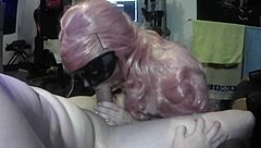 obedient stepdaughter deepthroats and swallows stepdaddy's cum